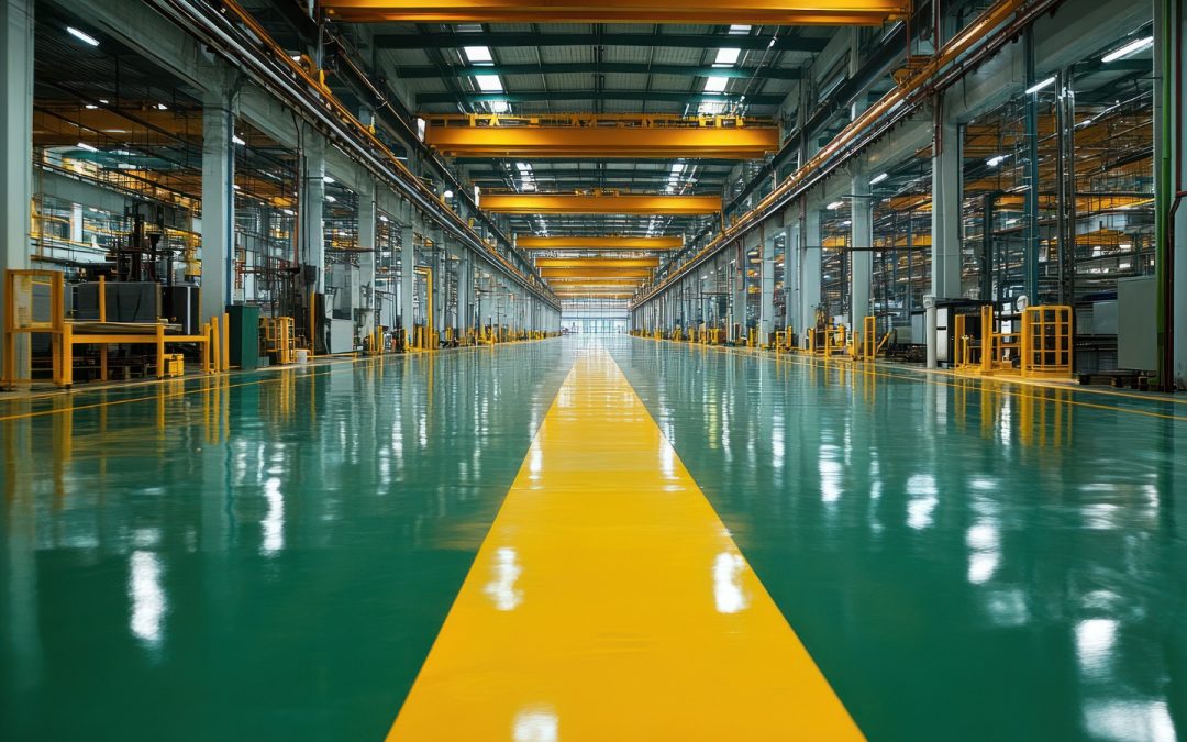 Pisos epóxicos para plantas de producción que optimizan tu industria