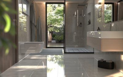 Remodelación de baños con pisos antihumedad: funcionalidad y diseño